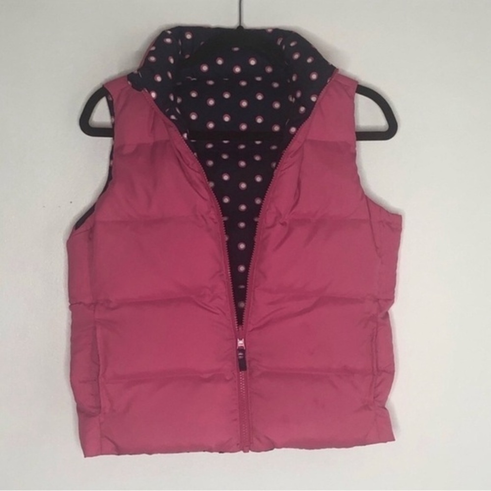 Tommy Hilfiger reversible pink & blue puffer vest size medium